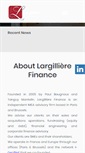 Mobile Screenshot of largilliere-finance.com